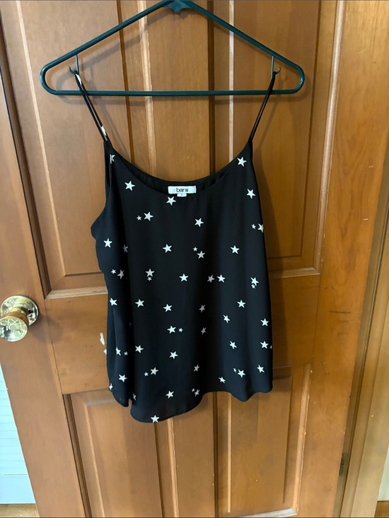 Bar III Tops - Bar III Black Star Print Cami